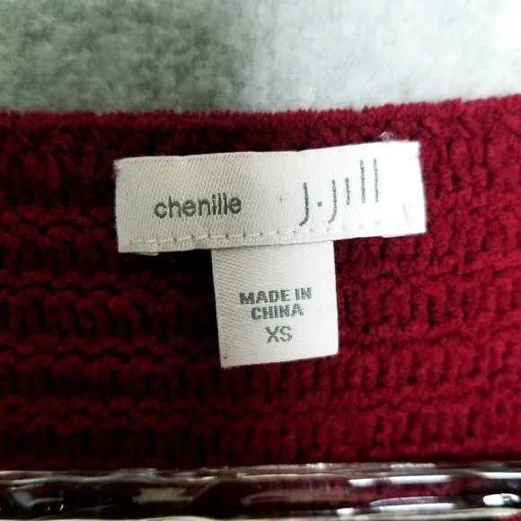 J Jill Chenille Women's Size XS Textured Sweater Pullover Soft Cozy Cabincore - Picture 3 of 9